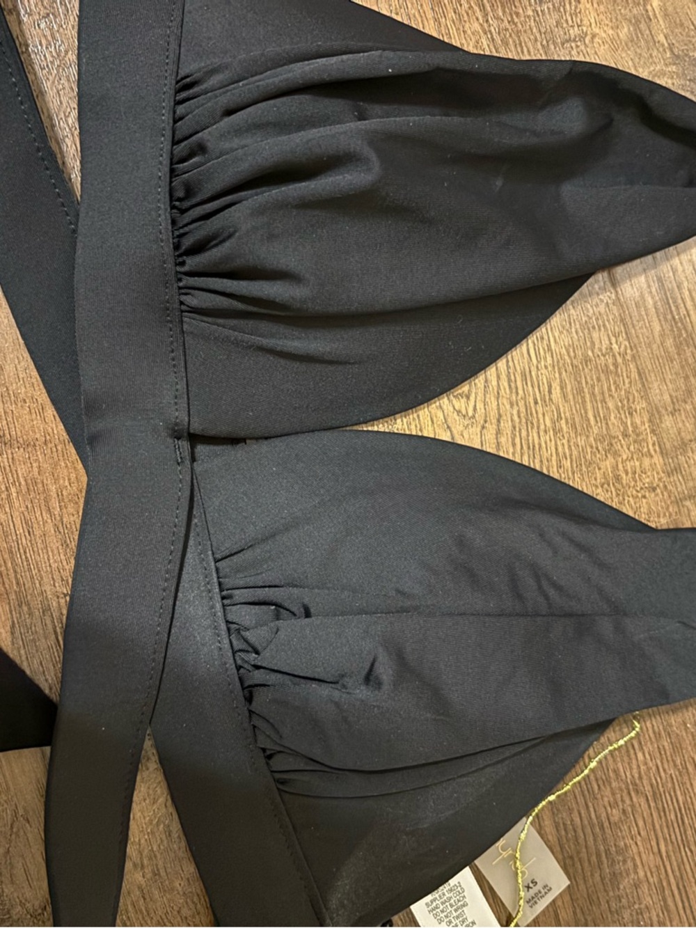 Mynah Black Tie Bikini Top - Picture 5 of 8